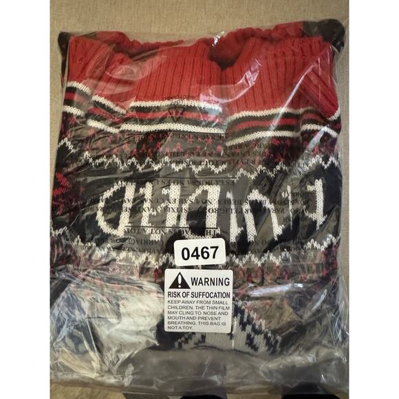 Holiday Time Ugly Christmas Sweater Christmas Holiday Feliz Navidad Santa XL - Picture 5 of 8